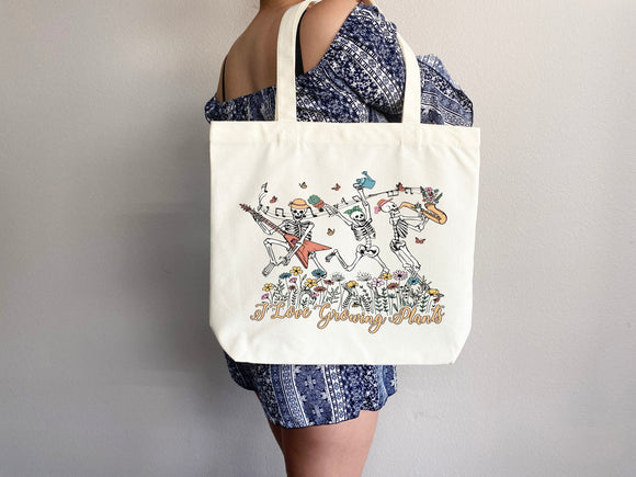 Funny Canvas Tote Bag Gift for Gardener Tote Bag Everyday Tote Eco Friendly Bag Aesthetic Bag Shopper Bag Reusable Grocery Bag Cute Tote Bag
