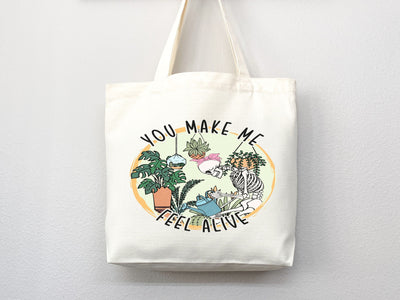 Funny Canvas Tote Bag Gift for Gardener Tote Bag Everyday Tote Eco Friendly Bag Aesthetic Bag Shopper Bag Reusable Grocery Bag Cute Tote Bag