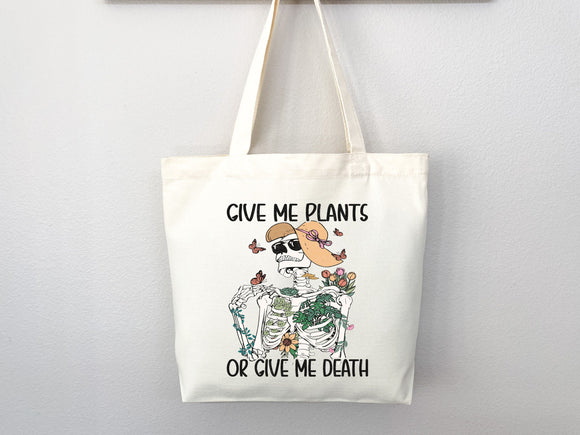 Funny Canvas Tote Gift for Gardener Flower Tote Bag Everyday Tote Eco Friendly Bag Aesthetic Bag Shopper Bag Reusable Grocery Bag Cute Tote