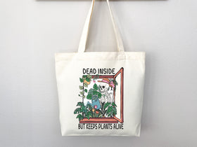 Funny Canvas Tote Bag Gift for Gardener Tote Bag Everyday Tote Eco Friendly Bag Aesthetic Bag Shopper Bag Reusable Grocery Bag Cute Tote Bag