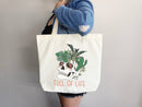 Funny Canvas Tote Bag Gift for Gardener Tote Bag Everyday Tote Eco Friendly Bag Aesthetic Bag Shopper Bag Reusable Grocery Bag Cute Tote Bag