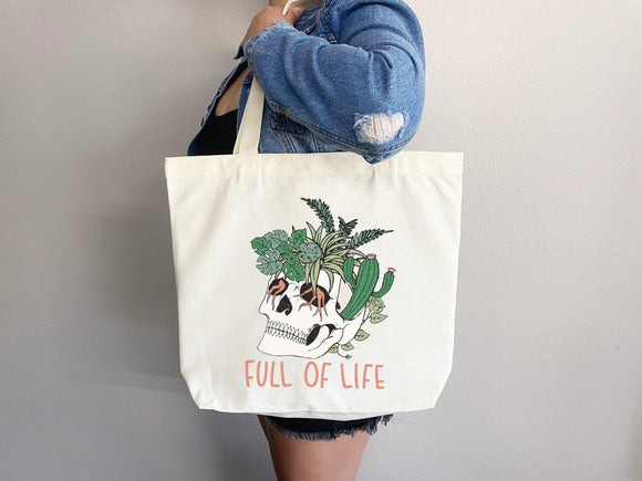 Funny Canvas Tote Bag Gift for Gardener Tote Bag Everyday Tote Eco Friendly Bag Aesthetic Bag Shopper Bag Reusable Grocery Bag Cute Tote Bag