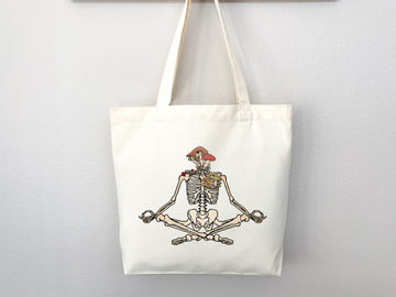 Cottagecore Tote Bag Goblincore Tote Yoga Lover Bag Tote Bag Everyday Tote Eco Friendly Bag Aesthetic Bag Shopper Bag Reusable Grocery Bag