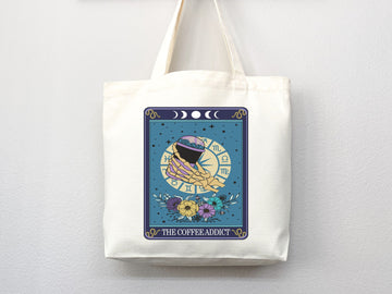 Coffee Lover Gift Funny Canvas Tote Bag Tote Bag Everyday Tote Eco Friendly Bag Aesthetic Bag Shopper Bag Reusable Grocery Bag Cute Tote Bag