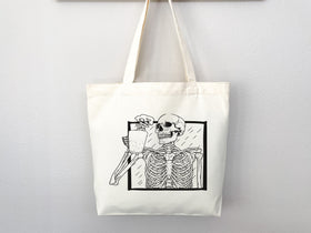 Coffee Lover Gift Funny Canvas Tote Bag Tote Bag Cute Tote Bag Everyday Tote Eco Friendly Bag Aesthetic Bag Shopper Bag Reusable Grocery Bag