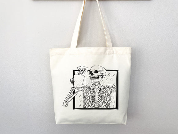 Coffee Lover Gift Funny Canvas Tote Bag Tote Bag Cute Tote Bag Everyday Tote Eco Friendly Bag Aesthetic Bag Shopper Bag Reusable Grocery Bag