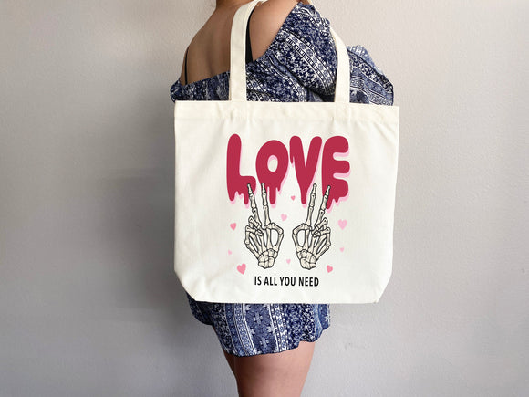Love Bag Funny Canvas Tote Self Love Tote Bag Valentine Bag Everyday Tote Eco Friendly Bag Aesthetic Bag Shopper Bag Reusable Grocery Bag
