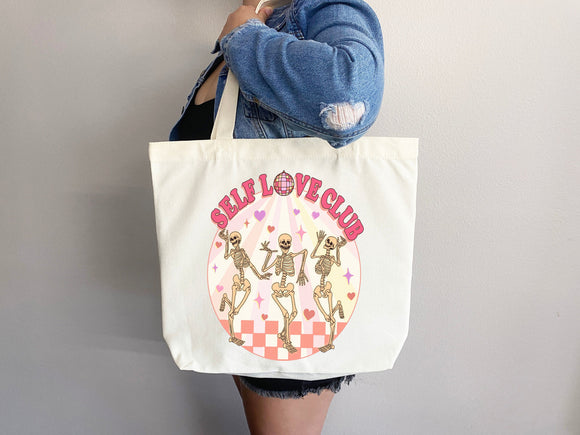 Love Bag Funny Canvas Tote Self Love Tote Bag Valentine Bag Everyday Tote Eco Friendly Bag Aesthetic Bag Shopper Bag Reusable Grocery Bag