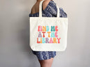 Book Lovers Tote Bag, Book Lovers Tote, Gift for Book Lover, Gift For Bookworms, Gift For Teachers, Readers' Tote,Library Tote,Aesthetic Bag