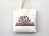 Floral Tote Bag, Artsy Tote Bag, Cute Tote Bag, Book Lovers Tote,Everyday Bag,Shoulder Bag,Canvas Tote,Cute Tote Bag,Reusable Bag,School Bag