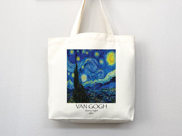 Van Gogh Tote Bag, Artsy Tote Bag, Art Tote Bag, Van Gogh Bag, Aesthetic Bag, Shoulder Bag,Van Gogh Tote,Van Gogh Gift,Van Gogh Starry Night