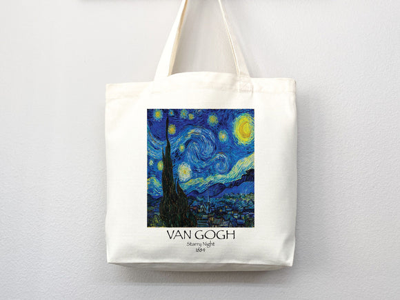 Van Gogh Tote Bag, Artsy Tote Bag, Art Tote Bag, Van Gogh Bag, Aesthetic Bag, Shoulder Bag,Van Gogh Tote,Van Gogh Gift,Van Gogh Starry Night