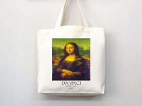 Mona Lisa Tote Bag — Art Lover Gift (001)