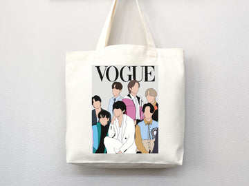 KPop Tote Bag, Kpop Merch, Kpop tote, Kpop bag, Kpop tote bag, Life goes on tote,Bangtan,kpop bag,life goes on,Rm,Jimin,Jungkook,J-hope,Suga