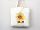 Sunflower Tote Bag flower tote bag canvas tote bag eco friendly bag aesthetic tote butterfly bag floral tote bag gift plant lover flower bag