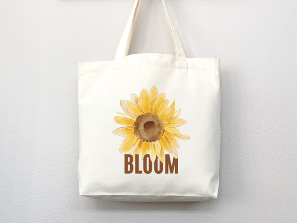Sunflower Tote Bag flower tote bag canvas tote bag eco friendly bag aesthetic tote butterfly bag floral tote bag gift plant lover flower bag