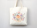 Floral Tote Bag flower tote bag canvas eco friendly bag aesthetic tote reusable bag vintage bag gift for plant lover tote flower bag cute