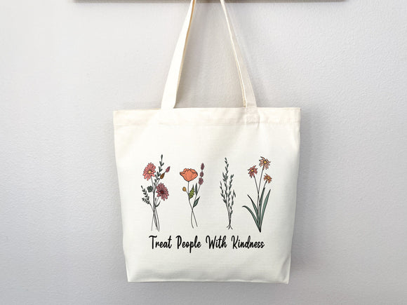 Kindness Tote Bag Canvas Womens Tote For Her Cute Tote Bag Reusable Bag Grocery Tote Shopper Aesthetic Tote Everyday Tote Eco Friendly Bag
