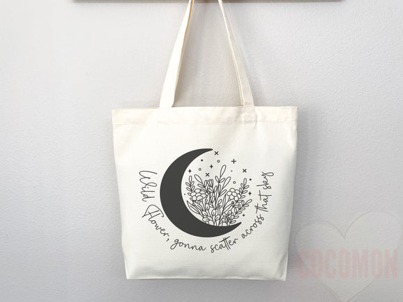 KPop Tote Bag Kpop Merch Kpop tote Kpop bag Life goes on tote Bangtan Army Rm Wild flower Jimin Jungkook J-hope Suga Bangtan Merch Bts Merch