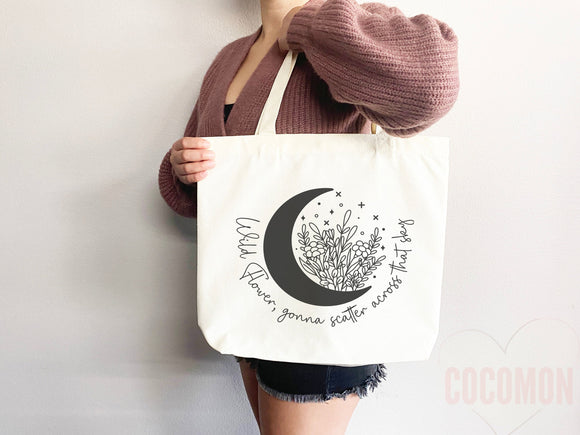 KPop Tote Bag Kpop Merch Kpop tote Kpop bag Life goes on tote Bangtan Army Rm Wild flower Jimin Jungkook J-hope Suga Bangtan Merch Bts Merch