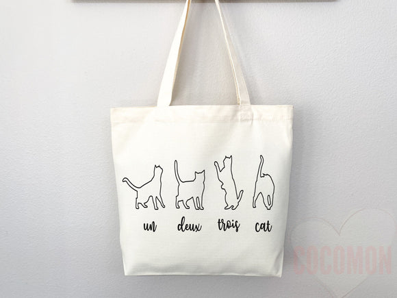 Cat Tote Bag Cat Lover Gift Bag Cat Gift For Mom Cute Cat Gift Funny Canvas Tote Bag Animal Lover Gift Aesthetic Tote Shopper School Tote