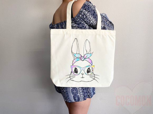 Bunny Lover Tote Bag Easter Bunny Tote Bag Easter Bag Peter Rabbit Lover Bunny Lover Gift Cute Bunny Gift Cute Tote Bag Aesthetic Tote Bag
