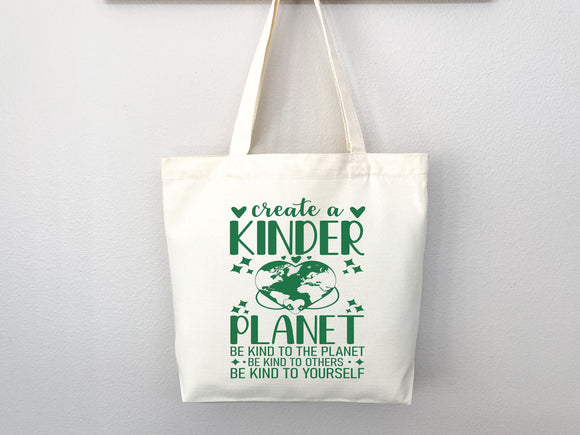 Eco friendly bag, Kinder Planet Bag, reusable bag, thank you bag, Grocery bag,grocery tote,aesthetic tote bag,everyday bag, school tote bag