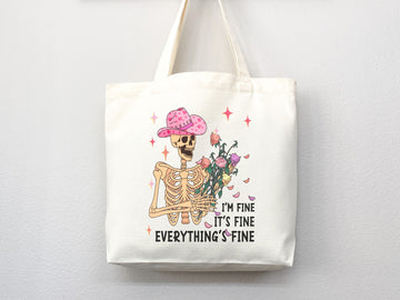 Funny Canvas Tote Bag Everyday Tote Eco Friendly Bag Aesthetic Tote Shopper Bag Reusable Grocery Bag Cute Tote Bag School Bag Shoulder Bag