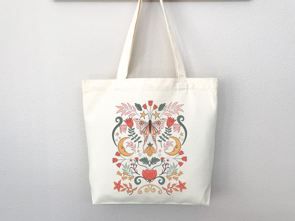 Celestial Canvas Tote Bag Moon Lover Star Gift Everyday Tote Eco Friendly Bag Aesthetic Tote Shopper Bag Reusable Grocery Bag Cute Tote Bag