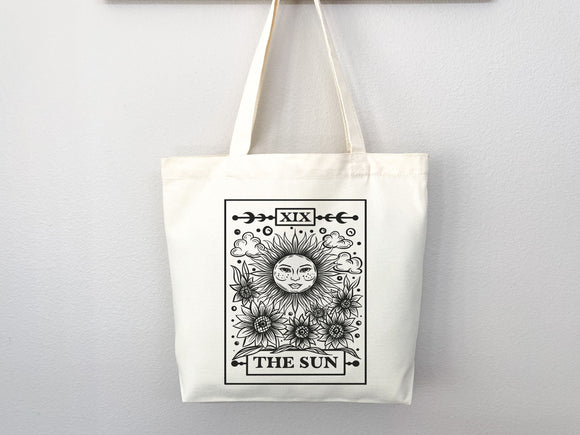 Celestial Canvas Tote Bag Sun Lover Star Gift Everyday Tote Eco Friendly Bag Aesthetic Tote Shopper Bag Reusable Grocery Bag Cute Tote Bag