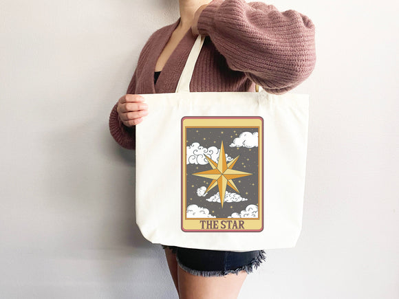 Celestial Canvas Tote Bag Moon Lover Star Gift Everyday Tote Eco Friendly Bag Aesthetic Tote Shopper Bag Reusable Grocery Bag Cute Tote Bag