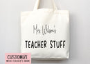 Personalized Teacher Tote Bag Custom Teacher Tote Bag Custom Teacher Gift Tote Bag for Teacher Appreciation Gift for Teacher Custom Tote Bag