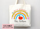 Personalized Teacher Tote Bag Custom Teacher Tote Bag Custom Teacher Gift Tote Bag for Teacher Appreciation Gift for Teacher Custom Tote Bag