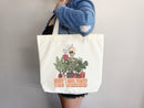 Funny Canvas Tote Bag Gift for Gardener Tote Bag Everyday Tote Eco Friendly Bag Aesthetic Bag Shopper Bag Reusable Grocery Bag Cute Tote Bag