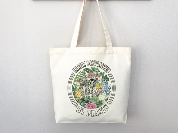 Funny Canvas Tote Gift for Gardener Flower Tote Bag Everyday Tote Eco Friendly Bag Aesthetic Bag Shopper Bag Reusable Grocery Bag Cute Tote