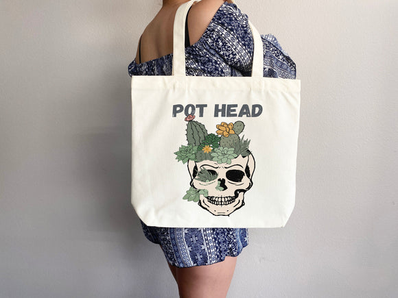Funny Canvas Tote Gift for Gardener Flower Tote Bag Everyday Tote Eco Friendly Bag Aesthetic Bag Shopper Bag Reusable Grocery Bag Cute Tote