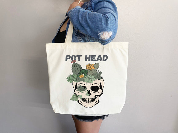 Funny Canvas Tote Gift for Gardener Flower Tote Bag Everyday Tote Eco Friendly Bag Aesthetic Bag Shopper Bag Reusable Grocery Bag Cute Tote