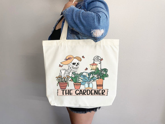 Funny Canvas Tote Bag Gift for Gardener Tote Bag Everyday Tote Eco Friendly Bag Aesthetic Bag Shopper Bag Reusable Grocery Bag Cute Tote Bag