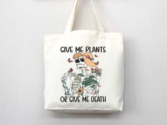 Funny Canvas Tote Gift for Gardener Flower Tote Bag Everyday Tote Eco Friendly Bag Aesthetic Bag Shopper Bag Reusable Grocery Bag Cute Tote
