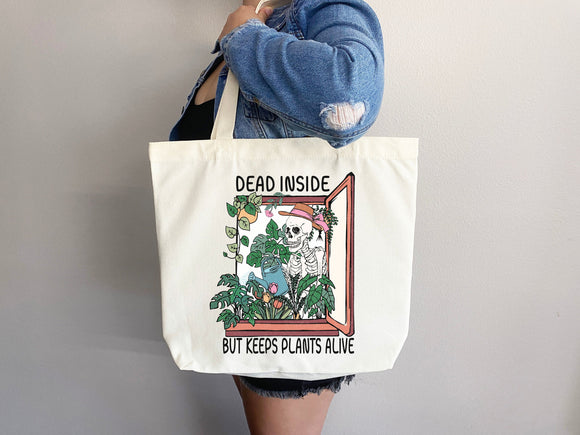 Funny Canvas Tote Bag Gift for Gardener Tote Bag Everyday Tote Eco Friendly Bag Aesthetic Bag Shopper Bag Reusable Grocery Bag Cute Tote Bag