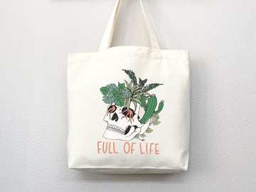 Funny Canvas Tote Bag Gift for Gardener Tote Bag Everyday Tote Eco Friendly Bag Aesthetic Bag Shopper Bag Reusable Grocery Bag Cute Tote Bag