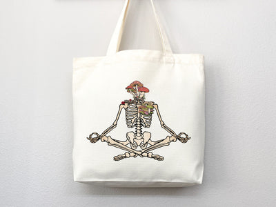 Cottagecore Tote Bag Goblincore Tote Yoga Lover Bag Tote Bag Everyday Tote Eco Friendly Bag Aesthetic Bag Shopper Bag Reusable Grocery Bag