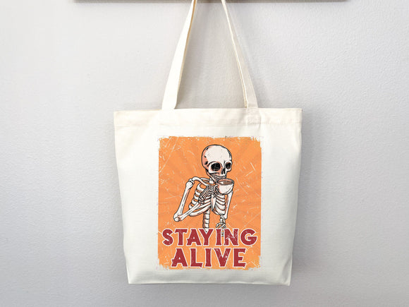 Coffee Lover Gift Funny Canvas Tote Bag Tote Bag Cute Tote Bag Everyday Tote Eco Friendly Bag Aesthetic Bag Shopper Bag Reusable Grocery Bag