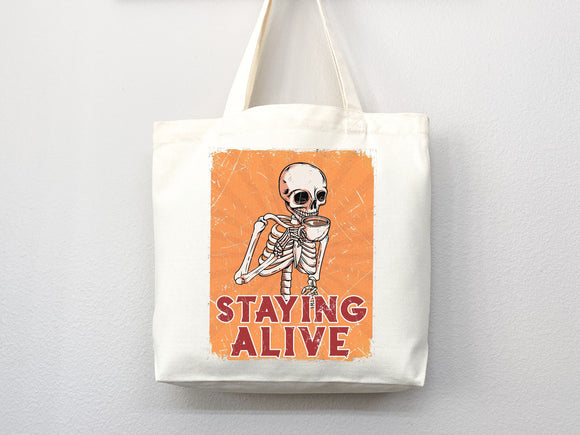 Coffee Lover Gift Funny Canvas Tote Bag Tote Bag Cute Tote Bag Everyday Tote Eco Friendly Bag Aesthetic Bag Shopper Bag Reusable Grocery Bag