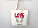 Love Bag Funny Canvas Tote Self Love Tote Bag Valentine Bag Everyday Tote Eco Friendly Bag Aesthetic Bag Shopper Bag Reusable Grocery Bag