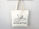 Funny Canvas Tote Bag Everyday Tote Eco Friendly Bag Aesthetic Tote Shopper Bag Reusable Grocery Bag Cute Tote Bag School Bag Shoulder Bag