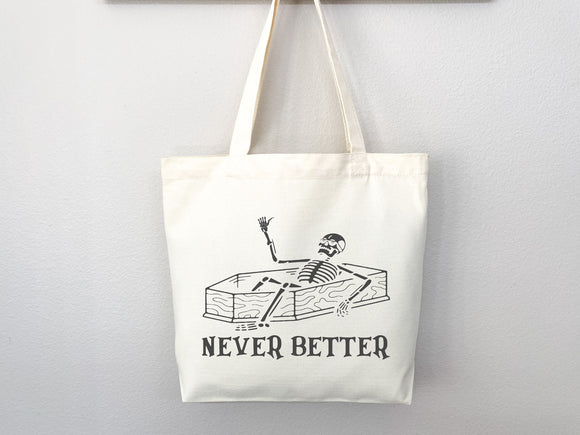 Funny Canvas Tote Bag Everyday Tote Eco Friendly Bag Aesthetic Tote Shopper Bag Reusable Grocery Bag Cute Tote Bag School Bag Shoulder Bag