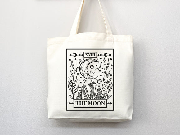 Celestial Canvas Tote Bag Moon Lover Star Gift Everyday Tote Eco Friendly Bag Aesthetic Tote Shopper Bag Reusable Grocery Bag Cute Tote Bag
