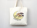 Mushroom Tote bag Celestial bag cottagecore bag canvas bag aesthetic tote mushroom gift cute tote bag fairycore nature lover gift moon gift