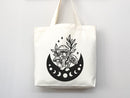 Celestial Canvas Tote Bag Moon Lover Star Gift Everyday Tote Eco Friendly Bag Aesthetic Tote Shopper Bag Reusable Grocery Bag Cute Tote Bag